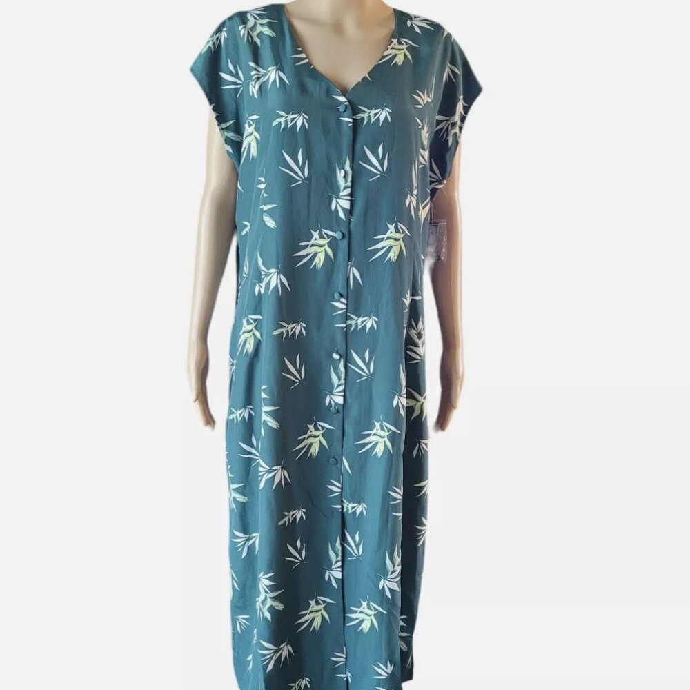 The Limited Women's Green White Floral Dress - Size XL New With Tag